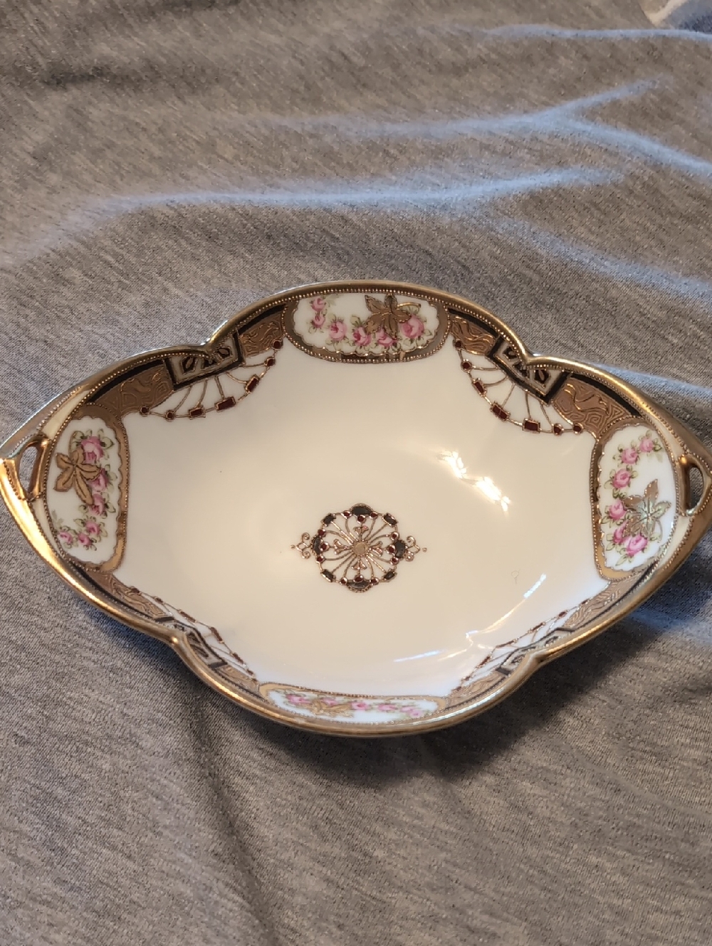 Hand Painted Vintage NIPPON Trinket Dish